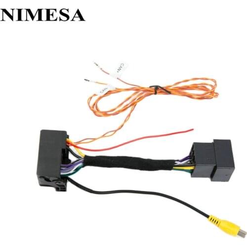 NIMESA RCD360 PRO RCD410 PRO Canbus Adapter Conversion Cable ISO Socket Quadlock for VW Golf Jetta Polo Tiguan Vento T5 Caddy