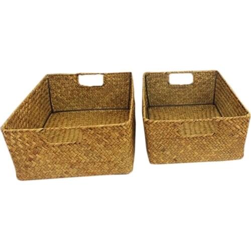 Newest Wicker Weaving Storage Basket For Kitchen Handmade Fruit Dish Rattan Picnic Food storage basket Sundries Container Case