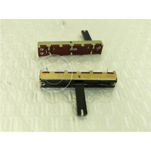 Original new 100% SC-3043N single potentiometer with midpoint B100K straight sliding pusher handle length 20MM (SWITCH)