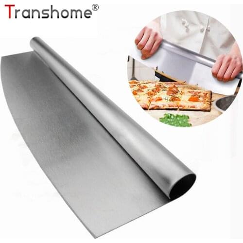 Transhome Pizza Cutter 12-Inch Stainless Steel Home Canteen Kitchen Party Pastry Pizza Knife Cooking/Baking Accessories 2019
