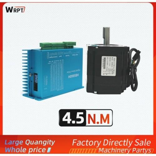 Nema34 Closed Loop Stepper Motor 4.5N.m 4 wires 4.5Nm D=14mm Close Loop Stepping Motor Servo Stepper Motor