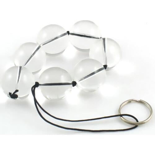 Glass Anal Beads Big Crystal Balls Butt Plug Sex Toys for women men gay,Anus G Spot Stimulator Adult Erotic Products