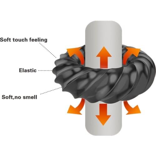 Silicone Cock Ring Penis Enlargement For Men Extender Penis Ring Lock Sperm Scrotal Bound Reusable Delay Ejaculation Sex Toys