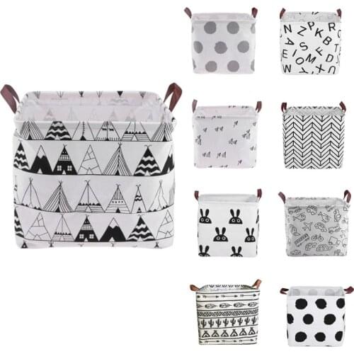 Waterproof Laundry basket Foldable Storage Baskets Dirty clothes storage barrel kids toys organizer Bag sundries storage box