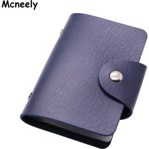 High Quality 24 Cards Bank Credit Card Case Unisex Business Card Holder Wallet ID Holders High Capacity Card Holder 24 Cards