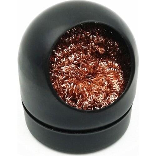 1Pcs Soldering Cleaning Ball Welding Soldering Solder Iron Tip Cleaner Holder Cleaning Steel ball Repair Welding Tool