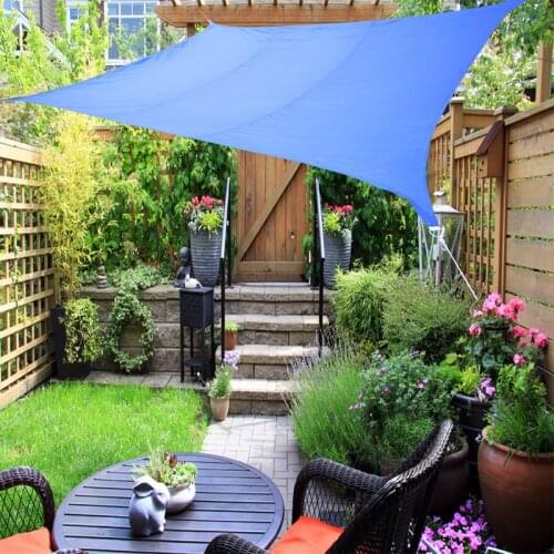 3*4M Waterproof Sun Shelter Rectangle Sun Shade Sail Outdoor Garden Beach Camping Patio Pool Sun Awning