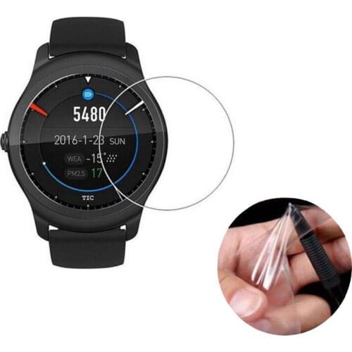 3pcs Soft Ultra Clear Protective Film Guard For Ticwatch 2 Ticwatch2 Smart Watch Full Screen Diaplay Protector Cover (Not Glass)