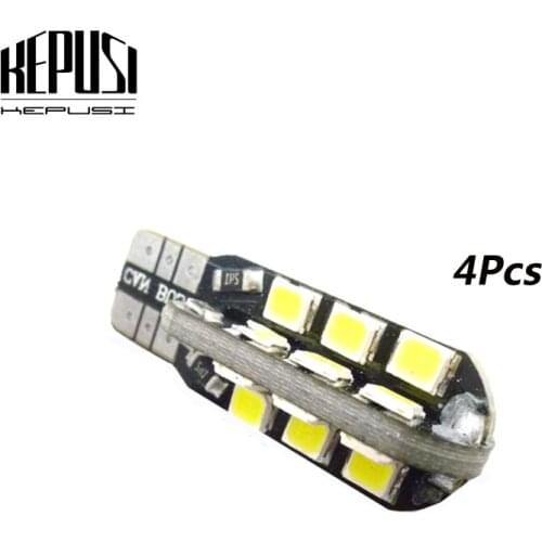 4x T10 W5W 24smd canbus led Car Instrument Panel lamp Wedge Bulb 194 168 Clearance light License Plate Bulb Parking light 12V