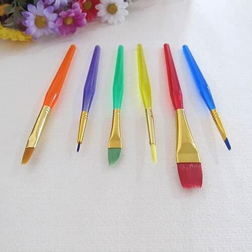 6PCS Cake Icing Decorating Painting Brush Fondant Dusting Sugarcraft DIY Tool 8BYO