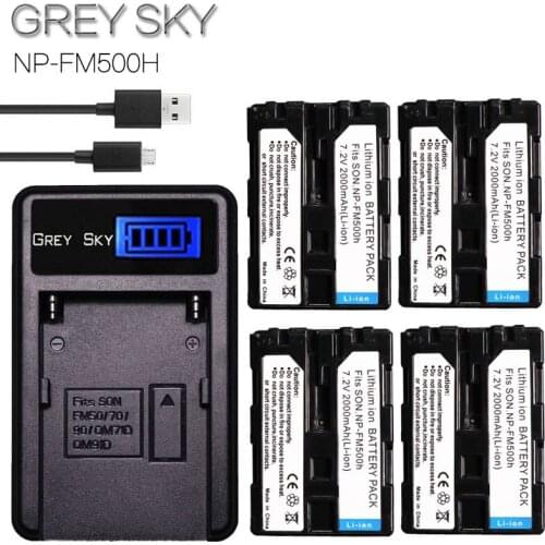 High Quality bateria for sony NP-FM500H NP FM500H Camera Battery For Sony A57 A58 A65 A77 A99 A550 A560 A580 CAMERA ACCESSORIES