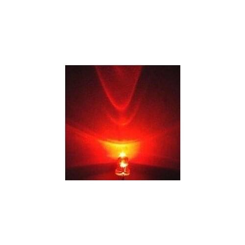 Free Shipping 1000pcs 5mm Ultra Bright Round Red Light LED Diode