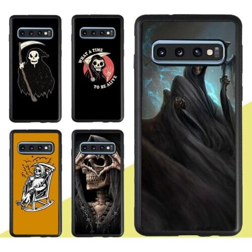 Grim Reaper Skull Skeleton Case For Samsung Galaxy S20 Plus S9 S10 Note 20 Ultra A50 A70 A51 A71 A21S A20e A31 M31 M21