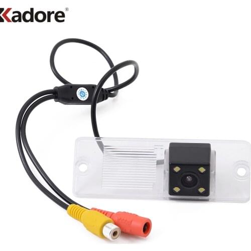 For Mitsubishi Pajero 2009-2012 Auto Rear View Parking Reverse Backup CCD Camera 4 LED HD Waterproof Wide Angle Car Accessories