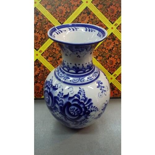 Гжельские узоры Decorative Vases