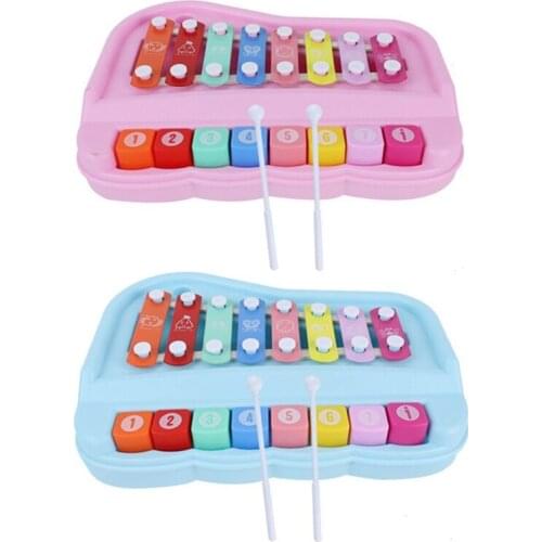 Piano Toy for Kids 8 Multicolored Key Piano Keyboard Xylophone Toys