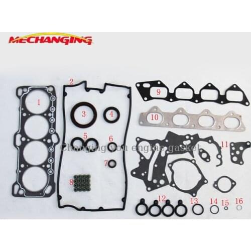 G4CP G4CP-D G4CP-DM FOR HYUNDAI SONATA III OR SANTAMO OR KIA JOICE 2.0 Engine Rebuilding Kits Engine Gasket 20910-33B10 50173300