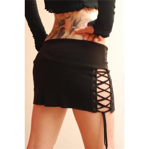 Terry Pau TP101247 Style Mini Skirt