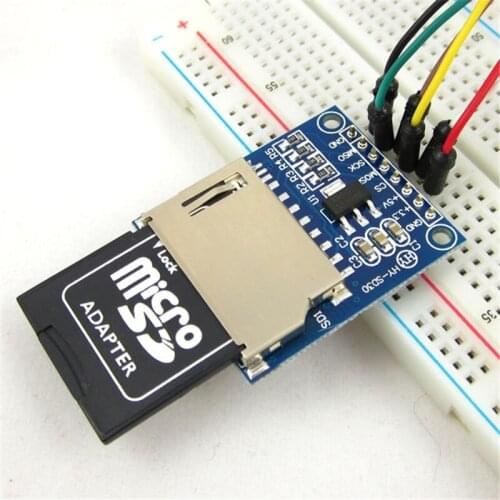 Mini SD card module SD read-write module MCU SD SPI interface SD card socket