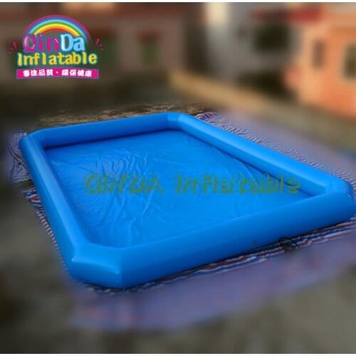 Factory cost inflatable pools for adults blue 0.9mm PVC customized inflatable pool