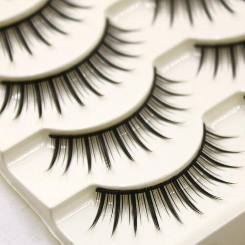 NEW 5 pairs Mink Eyelashes 3D False lashes Thick Crisscross Makeup Eyelash Extension Natural Volume Soft Fake Eye Lashes