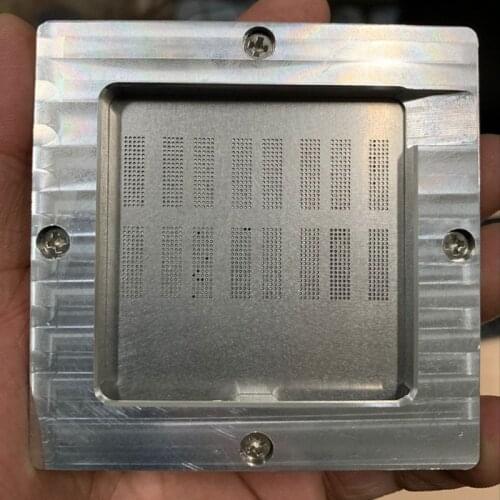 SAYTL 8 in 1 BGA Reballing Stencil Kits for DDR5/DDR5X/DDR6 Tin Planting Platform BGA template