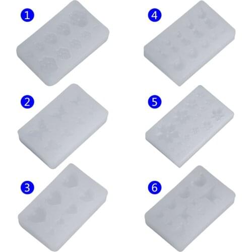 Silicone Mold DIY Crystal Jewelry Making Tool Nail Beauty Epoxy Resin Cute Bear