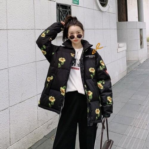 Winter Jacket Women Parkas Warm Thick Padded Down Cotton Jacket Female Casual Slim Long Sleeve Oversized Ladies Tops Coat