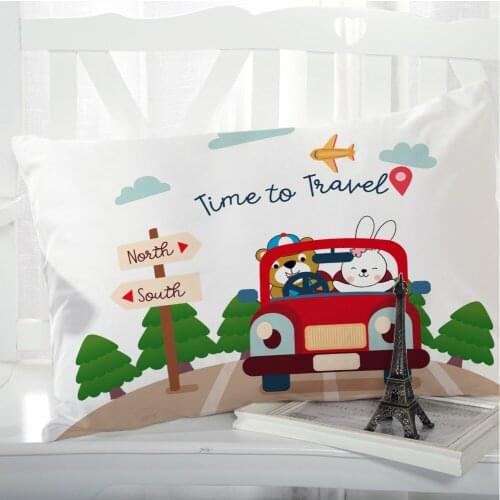 1pc Car Cartoon Pillow cover Pillow case Bedding Pillowcase Pillowcovers decorative 50x70 3D Print for children kids baby red