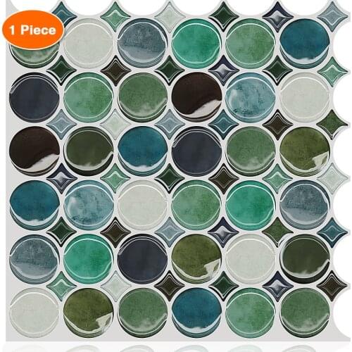 Fancytiles Self Adhesive Peel and Stick Vinyl Wallpaper 3D Mosaic Tile Sticker backsplash