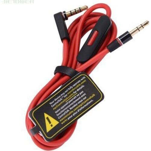 3.5mm Audio Cable 3 5 Aux Cable for Beats Solo HD Studio Pro Mixr Headphone Mobile Phone Speaker Aux Cord Wire 50pcs/lot