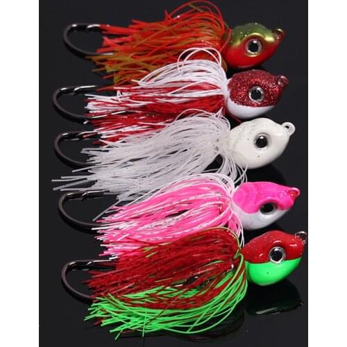 5PCS Deep sea Luminous buzzbait fishing spinners Jigging Slow Jig Lure spoon bait 10/28/85g