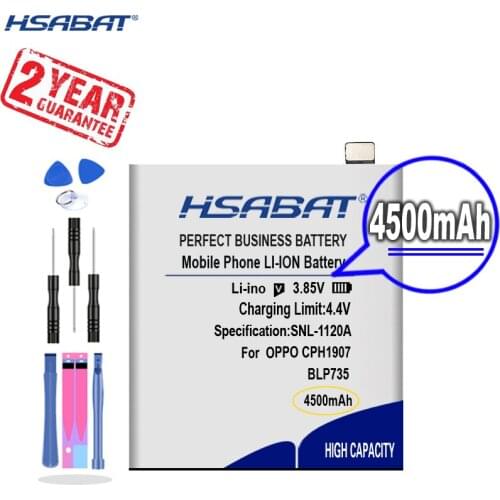 New Arrival [ HSABAT ] BLP735 Battery for OPPO CPH1907, CPH1951, CPH1989, PCKM00, PCKM80,PCKT00,Reno 2, Reno2 F, Reno2 Z