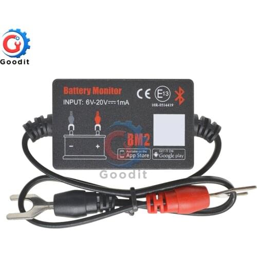 BM2 Battery Analyzer Tester Multimeter 12V Bluetooth 4.0 Battery Monitor for Car Diagnostic Tool Digital Analyzer Multimeter