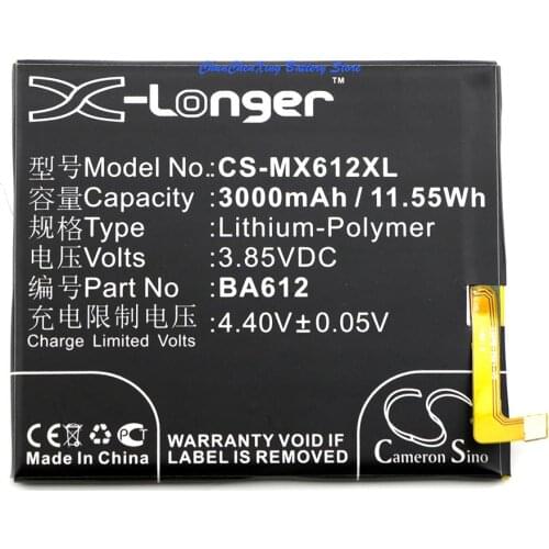 Cameron Sino Meizu M5s Phone Batteries