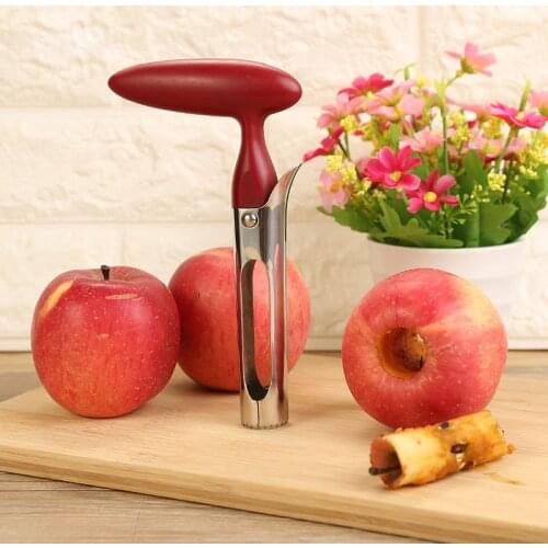 Stainless Steel Fruit Seeder Core Remover Kitchen Gadget Tool Fuit Vegetable Apple Pineapple Pear Core Seed Easy Twist Tools