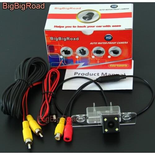 BigBigRoad Car Rear View Reverse Parking CCD Camera For Ford Mondeo MK2 MK3 / Fiesta ST / Classic / Fusion 2002 2003-2011 2012