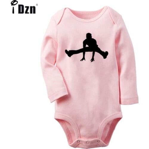 Cool Street Hip Hop Silhouette Design Newborn Baby Boys Girls Outfits Jumpsuit Print Infant Bodysuit Clothes 100% Cotton Sets