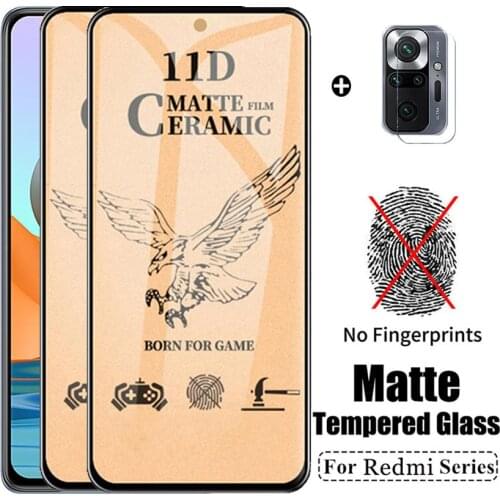 Matte Frosted Ceramic Glass for redmi note 10s xioami mi note 10pro max screen protector note10pro lens films redmi-note10 Film