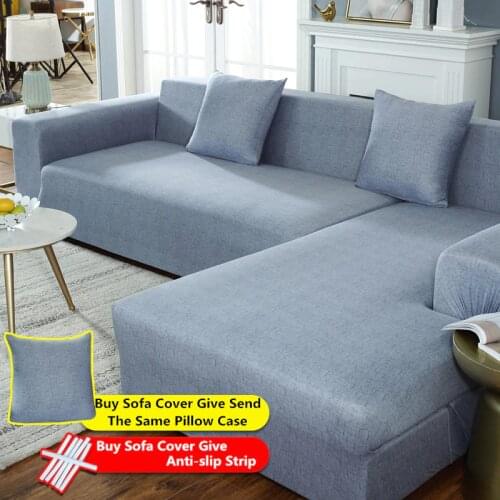 New Geometric Line Print Elastic Sofa Cover Spandex Modern Polyester Corner Sofa Couch Slipcover For Living Room 1/2/3/4 Seater