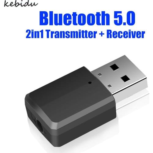 NEW 3.5mm Jack Car AUX Bluetooth 5.0 Stereo Audio Receiver & Transmitter Wireless music Adapter USB power for Bluetooth mouse TV