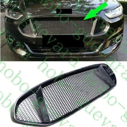 Fit For Ford Mondeo/Fusion 2013 2014 2015 2016 Carbon Fiber DIY Car UPPER Front Grille