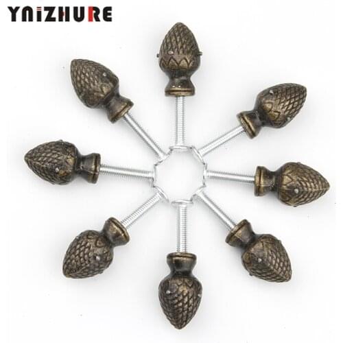 Bronze Vintage Alloy Strawberry Knobs and Handles,Furniture Door Handle Cupboard Drawer Kitchen Pull Knob,10Pcs