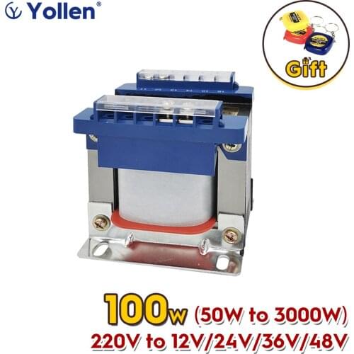 BK Series 100W Control Transformer BK-100VA Isolation 220V to 12V/24V/36V/48V Power Voltage can Customized Machine Tool Test Use