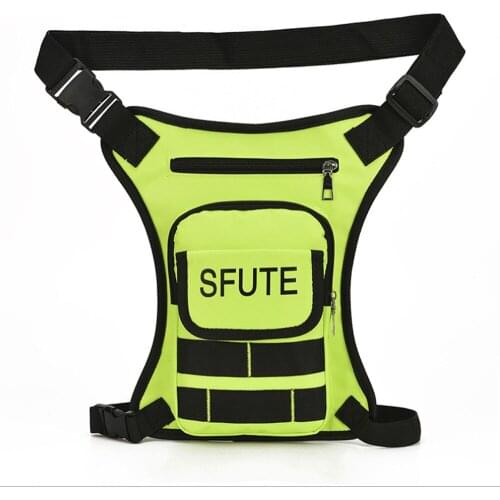Men Waterproof Nylon Ride Leg Bag Drop Fanny Waist Bags For Unisex Motorcycle Riding Outdoor Waist Leg Bag Crossbody Bag