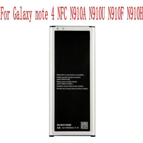 High Quality 3220mAh EB-BN910BBE Battery For Galaxy note 4 NFC N910A N910U N910F N910H Cell Phone