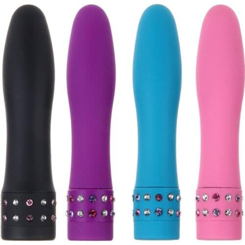 100 pcs/lot Female G-spot Vibrating Massager Small Diamond Vibrators for Women Sex Toy for Couples Adult Sex Products ZD0132