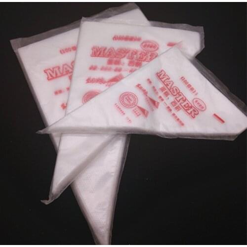 20Pcs/Pack Pastry Bag Cake Decorating Bag Kitchen Supplies Multi Purpose Disposable Transparent Cream Cake Decorating Tools