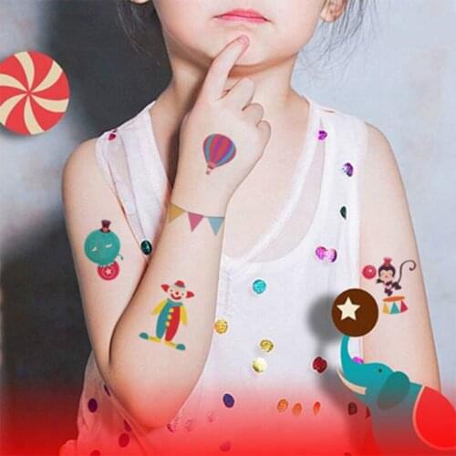 20Pcs Waterproof Temporary Tattoo Sticker Watercolor Cute tattoo Water Transfer Body Art Fake Tattoo