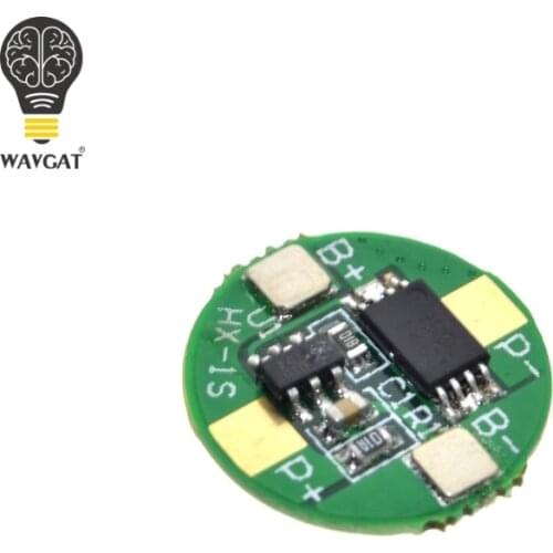 3.7V 18650 Protection Board 3.7V 1S 2.5A BMS PCM PCB Battery Protection Board For 3.7V Li-ion lithium Battery Cell Pack WAVGAT